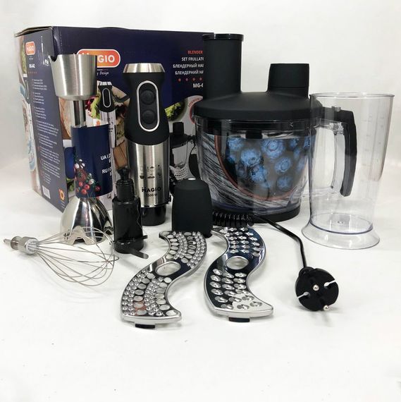 Блендер MAGIO MG-642, блендер для детского пюре, блендер для дома, блендер для BT-335 кухни, электрический | Зображення 9