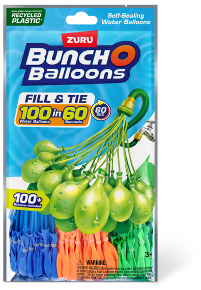 Ігровий набір Bunch O Balloons Водні кульки 100 шт/уп, в асортименті (56288UQ1) | Зображення 2