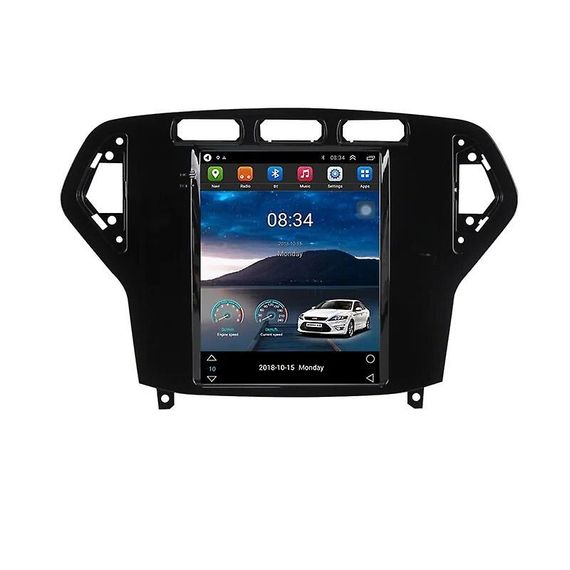 Штатна магнітола Torssen Tesla style Ford Mondeo 2006-2010 black B T97-464