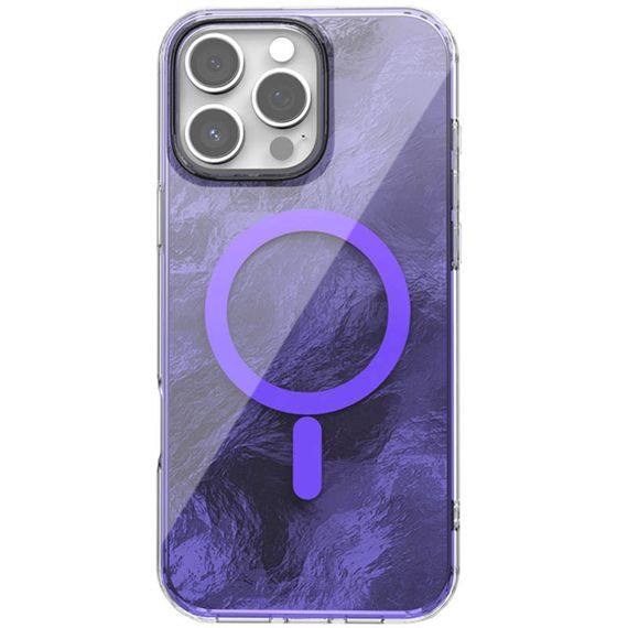Чехол TPU Shiny Mountain (MagFit) для Apple iPhone 16 Pro Max (6.9") Purple