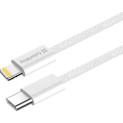 Дата кабель USB-C to Lightning 1.0m 27W grey ColorWay (CW-CBPDCL061-GR) | Зображення 9