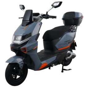 Електроскутер Crosser CR-20 2500W 72V 24Ah LiFePO4, до 75 км, 65 км/год, преміум електроскутер Синьо-жовтий