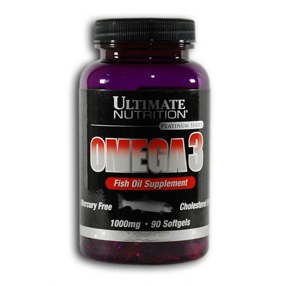 Омега для спорту Ultimate Nutrition Omega 3 90 Softgels