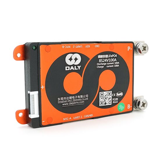 BMS smart плата DaLy LiFePO4 24V 8S 100A  з Bluetooth