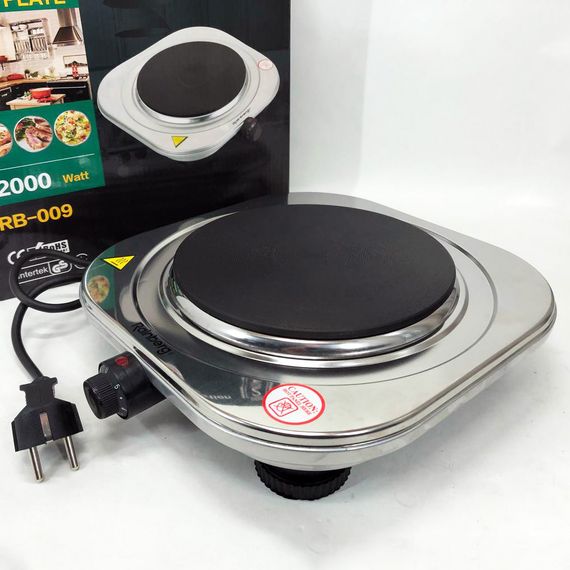 Зручна настільна плита для приготування страв, Електрична плитка одноконфорочна, Побутова електроплитка RC-60 | Зображення 3