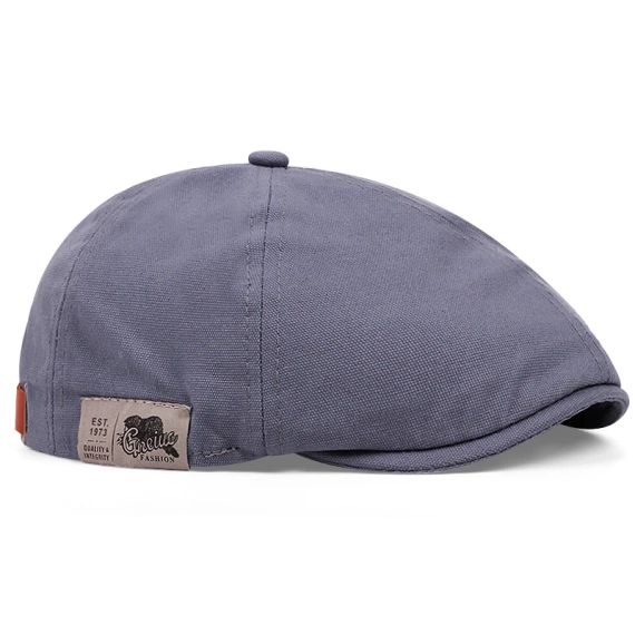 Вінтажний модний однотонний берет Ivy Cap Синій | Зображення 3