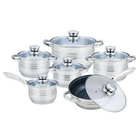 Набір каструль для електроплити Rainberg RB-601 12 предметов, Каструля для приготування WP-286 на плиті