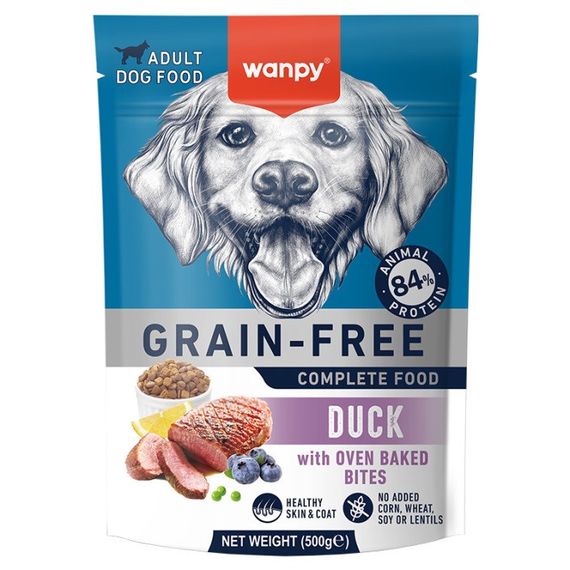 Cухий корм для собак з качкою Wanpy Adult Dog GF Duck, 500 гр