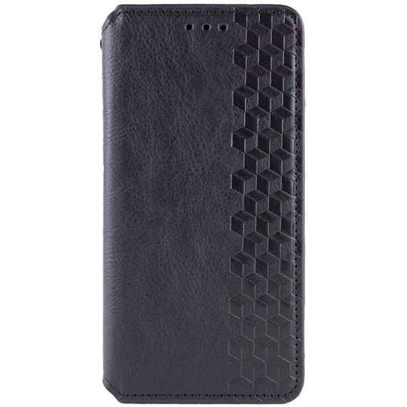 Кожаный чехол-книжка GETMAN Cubic (PU) для Samsung Galaxy A37 5G Черный