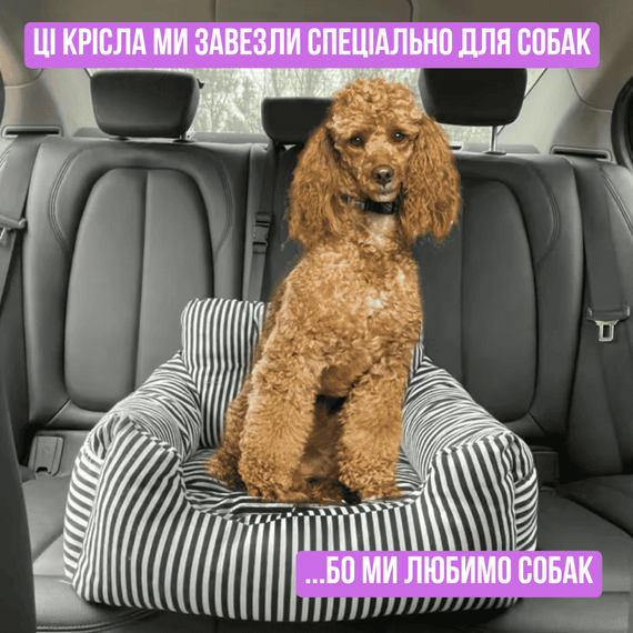 Автокресло-Лежанка В Машину Для Собак И Кошек NEWPET 2в1 — Автомобильное Кресло С Надёжной Фиксацией И Страховочным Ремешком С | Зображення 4