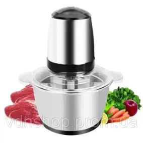 Блендер-измельчитель из нержавеющей стали, 1.8л, 300Вт