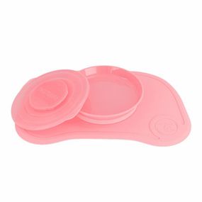 Набор детской посуды Twistshake Pastel Pink коврик с тарелкой (78129)