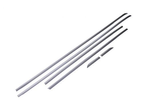 Хром молдинг дверей (6 шт) для Audi A6 C7 2011-2017 рр. | Зображення 1