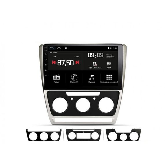 Штатная магнитола Torssen Skoda Octavia A5 08-13 silver F108256 4G Carplay | Зображення 1