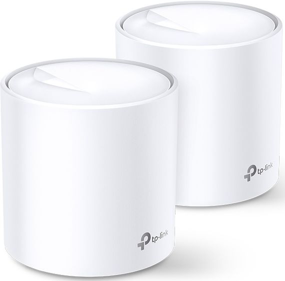 Маршрутизатор TP-Link  DECO X20 2PK AX1800 1xGE LAN 1xGE WAN MU-MIMO OFDMA MESH (DECO-X20-2-PACK)