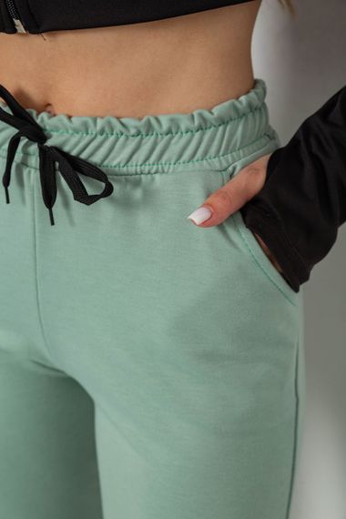 Спортивные штаны женские, цвет мятный, 238R345 | Зображення 4