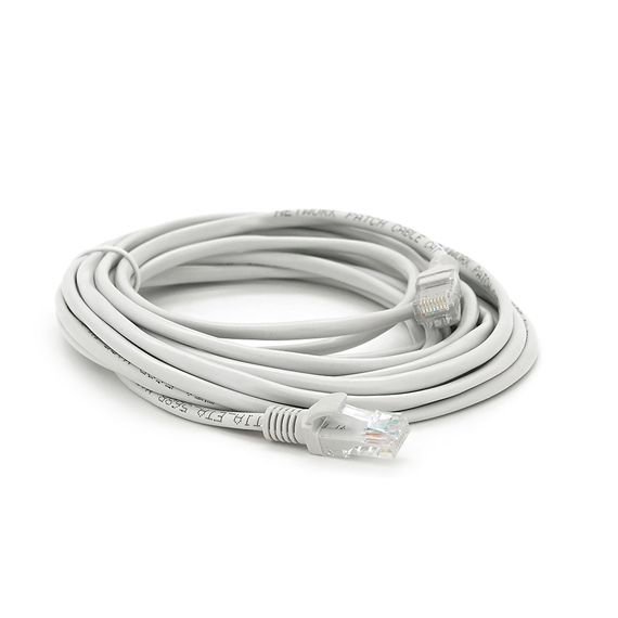 Патч-корд литий RITAR, CCA, UTP, RJ45, Cat.5e, 5m, сірий