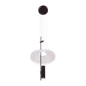 Люстра подвесная в спальню LED 14W WW+NW+CW WH BK (BR-01 665S/2)