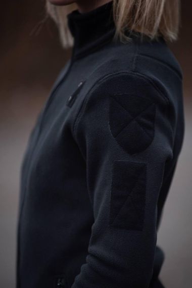 Кофта жіноча чорна Military Polartec Black Поліція | Зображення 2