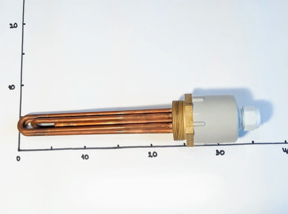 Блок ТЭНов 4500W с резьбой 2" 220V | Зображення 2