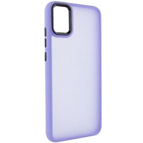 Чохол TPU+PC Lyon Frosted для Samsung Galaxy A51 Black Purple