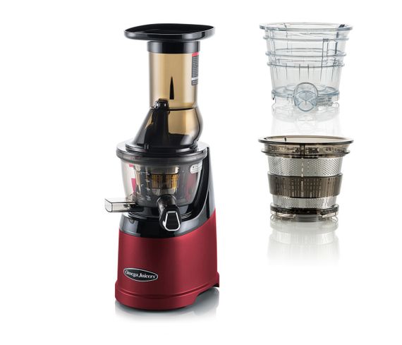 Omega Juicer MMV-702R Red шнекова соковижималка | Зображення 2