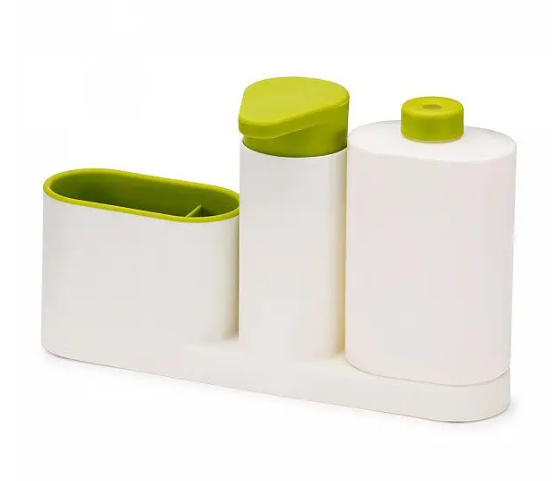 Органайзер для кухни Sink Tidy Set 3 в 1 Дозатор моющих средств + дозатор мыла + держатель кухонных принадлежностей | Зображення 3