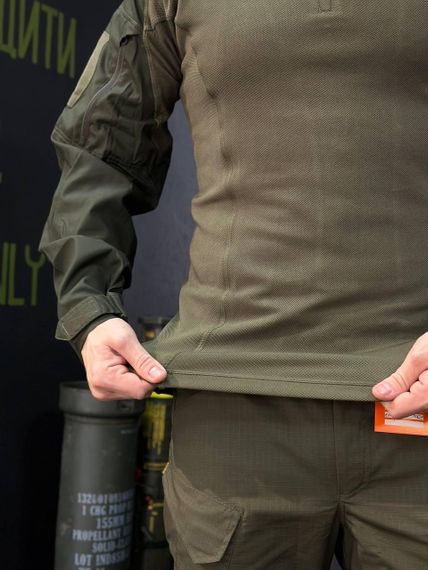 Тактичний Військовий Убакс Олива 4.5.0 Покращений Olive Under Body Armor Combat Shirt | Зображення 7