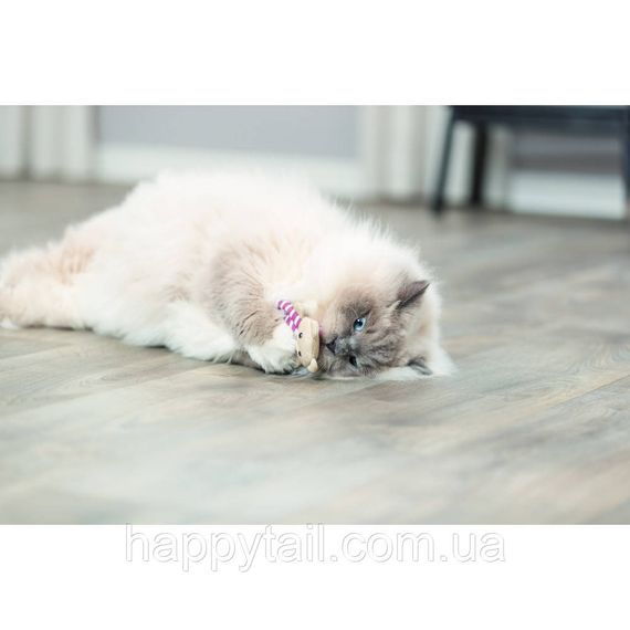 Игрушка Trixie для котов Медведь ткань с кошачьей м ятой 12 см | Зображення 6