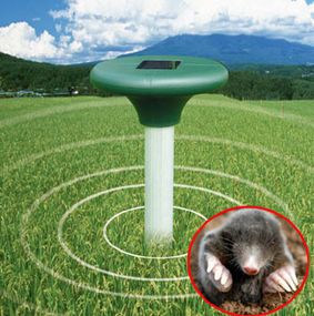 Відлякувач кротів гризунів Solar Rodent Repeller на сонячній батареї
