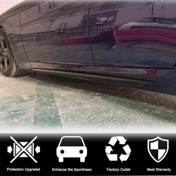 Боковые Пороги V1 (для Base/Sport, Карбон) для Alfa Romeo Giulia 2016-2022 гг | Зображення 2