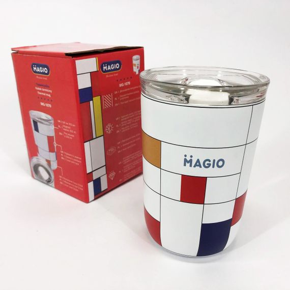 Термокухоль Magio MG-1070 0.35 л, Термокухоль для дітей, Термос для питної води, Термос для кави | Зображення 6