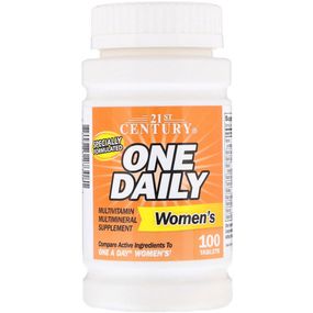 Вітамінно-мінеральний комплекс 21st Century One Daily Women's, Multivitamin Multimineral 100 Tabs