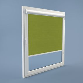 Рулонная штора Rolets Лён 2-7383-650 65x170 см закрытого типа Оливковая