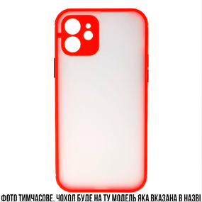 Чохол для Realme C3 (Сканер) (Протиударний з червоними бортиками) ( PR040003 )