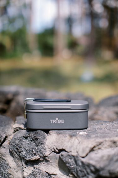 Контейнер для їжі туристичний Tribe Lunch Box Alu 0,5л, ланч-бокс алюмінієвий трайб, контейнер для їжі в похід та риболовлю | Зображення 9