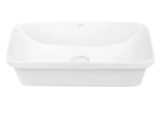 Комплект Qtap Scorpio: Раковина врізна прямокутна 615х390х150 мм White + Донний клапан PU02 (QT1411K491WN47291) | Зображення 4