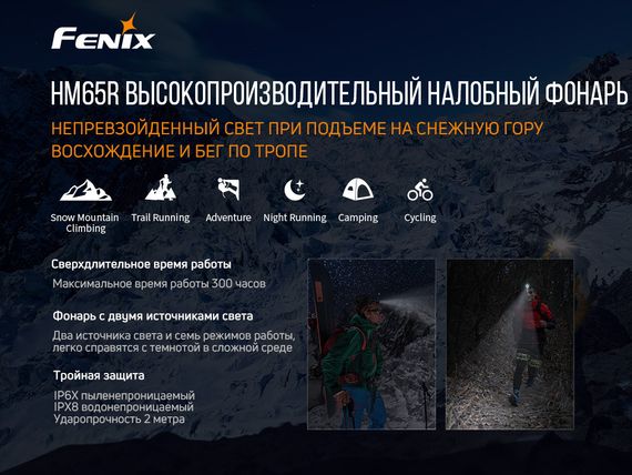 Ліхтар налобний Fenix HM65R | Зображення 4