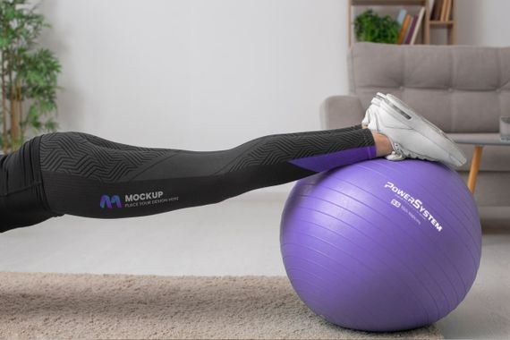 Мяч для фитнеса (фитбол) Павер систем PS-4011 Ø55 cm PRO Gymball Purple | Зображення 1