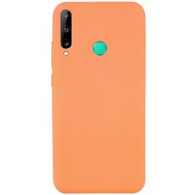 Чехол Silicone Cover Full without Logo (A) для Huawei P40 Lite E / Y7p (2020) Жовтогарячий/Papaya