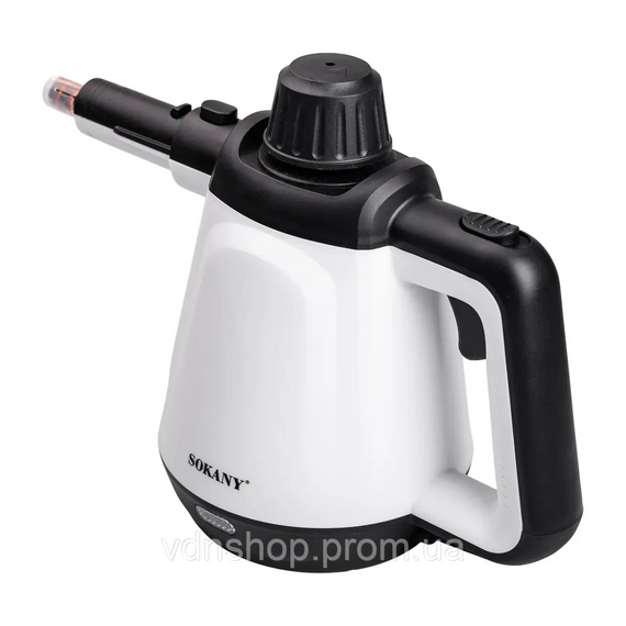 Пароочисник ручний Sokany 1200 Вт з насадками, відпарювач для кухні, меблів та ванної, парове чищення | Зображення 2