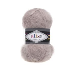 Пряжа Alize Mohair Classic 541 бежевая ализе мохер классик