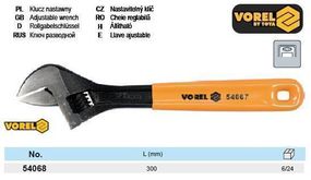 Ключ разводной Польша l=300 мм VOREL-54068