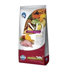 Низькозерновий сухий корм Farmina N&D Tropical Selection, для дорослих стерилізованих котів, з куркою та