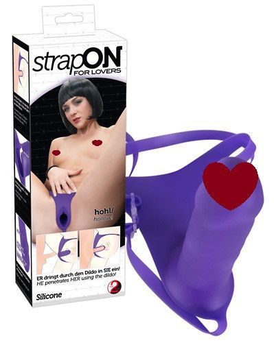 Страпон внутрішній з порожниною Sex Aura