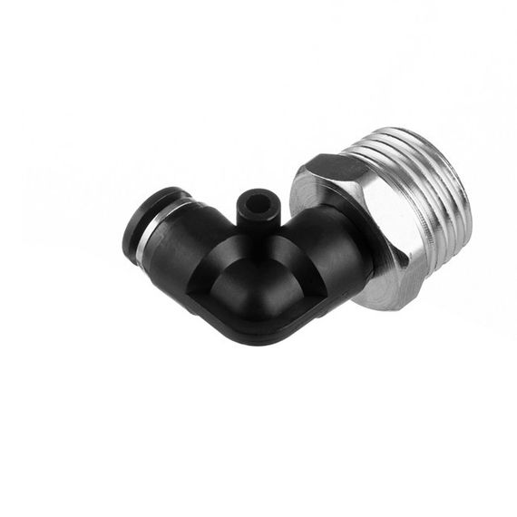 Цангове з'єднання L-подібне для поліуретанових та ін. шлангів 8 мм, 1/2" зовн. різьба INTERTOOL PT-2342 | Зображення 1