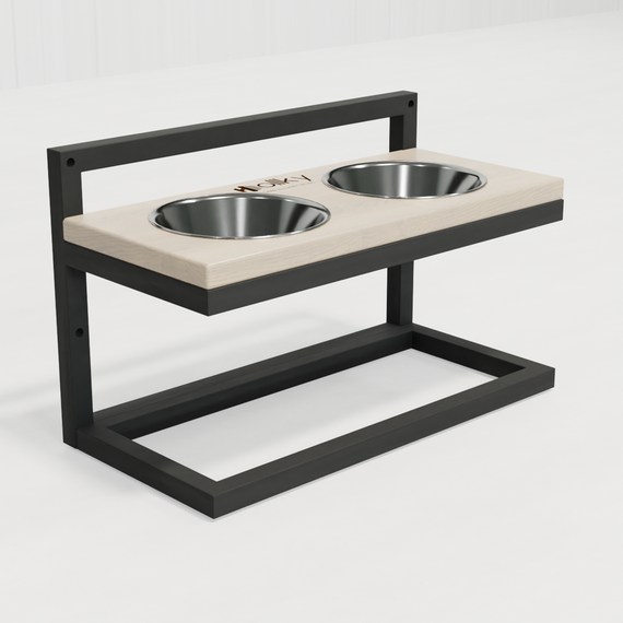 Миски на регулируемой подставке для маленьких собак Hollky Flex S (2 × 0.450 л) FS-422523-GRWH | Зображення 6