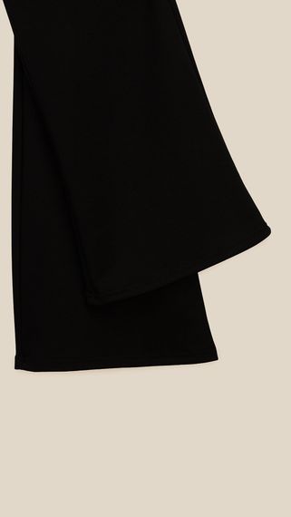 Штани кльош однотонні жіночі LAWA WBC02502 M Чорний shop (2000999478062) | Зображення 2