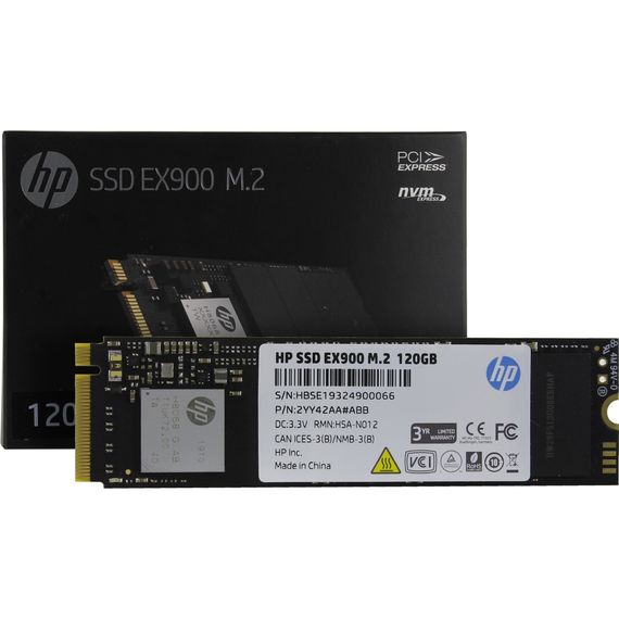 Накопичувач SSD M.2 2280 120GB EX900 HP (2YY42AA) | Зображення 1