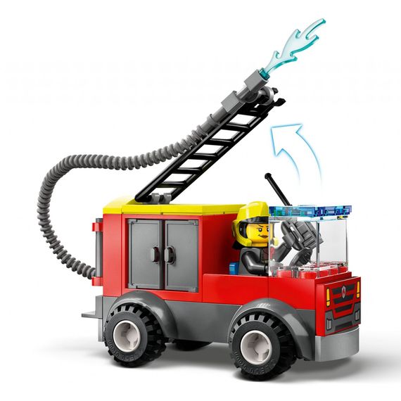 Конструктор LEGO City Пожежне депо та пожежна машина 153 деталі (60375) | Зображення 7